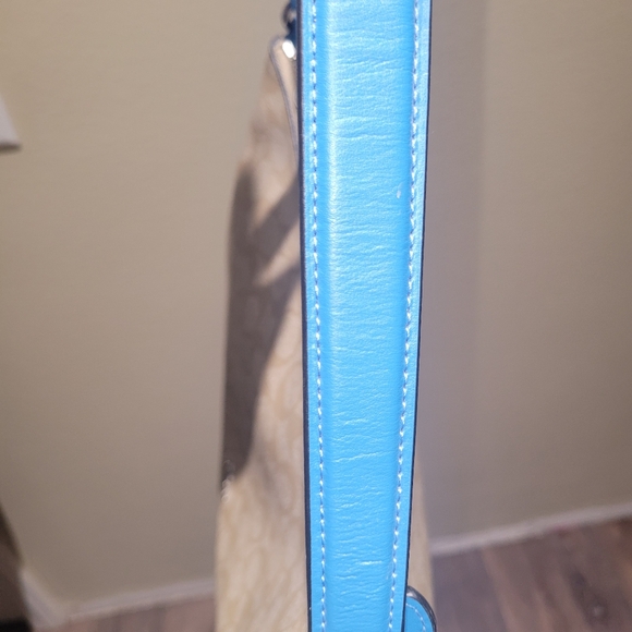 COACH SHOULDER HOBO & WALLET SIGNATURE/BLUE F29209 - Picture 11 of 13